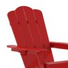 Flash Furniture Red Adirondack Rocking Chairs with Cupholder, 2PK 2-LE-HMP-1044-31-RD-GG